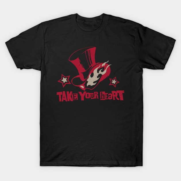 Take Your Heart | Heart Your Take T-Shirt by merch.x.wear